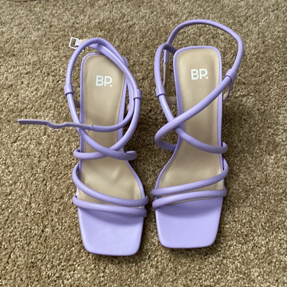 **SOLD**BP lavender strappy heels